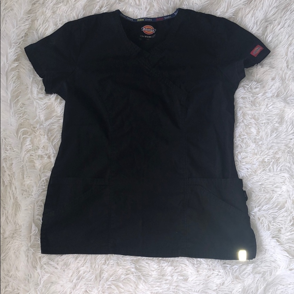 Dickies black scrub top (Xs)